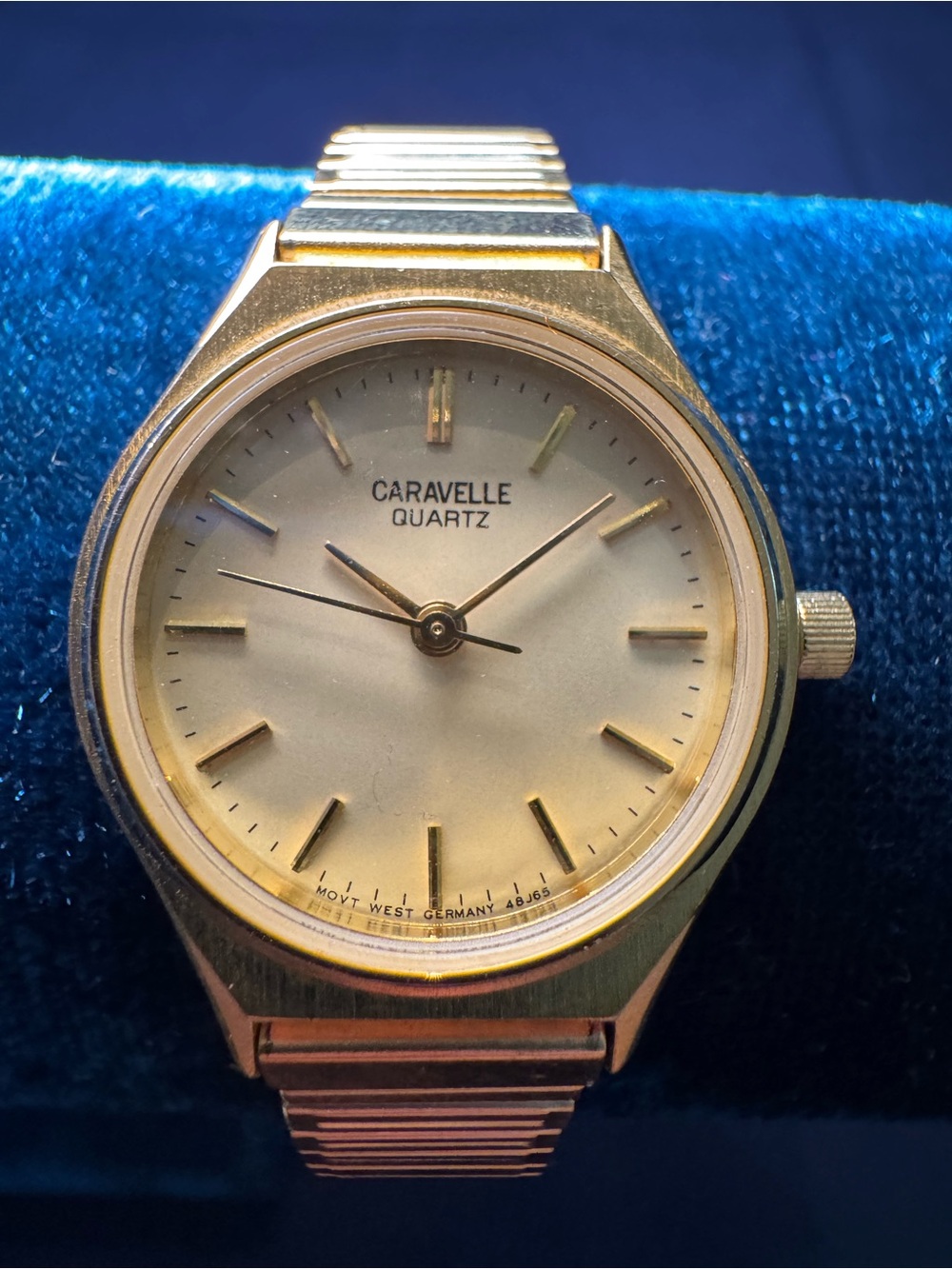 Caravelle Gold-Tone Women's Dress Watch